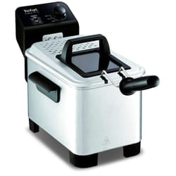 Tefal Deep Fryer Easy Pro, Stainless Steel, 3L capacity, 1.2kg, 4 Portions, 2100W, Semi Pro, Kitchen Fryer, Compact, Chips, Easy Cleaning, FR333040