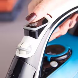 Russell Hobbs Supreme Steam Iron, Ceramic soleplate, Easy fill 350ml Water Tank, 155g Steam Shot, 60g Continuous steam, Self-clean, Anti calc &