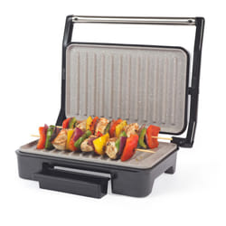 Salter Marblestone Health Grill ? Non-Stick Panini Maker, No Oil Needed, Floating Hinge For Larger Foods, Automatic Temperature Control, Built-In
