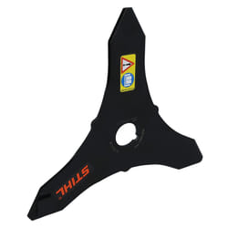 Stihl 41127134100 250 mm 3 brush knife steel blade with triple steel blade for thinning and removing hard, tangled grass, scrub and thorny bushes