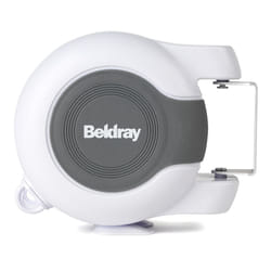 Beldray LA027016 Retractable Washing Lines - 2 x 13m Double Reel Clothesline, Extendable, Outdoor & Indoor Use, Naturally Dry Laundry, Wall Mounted