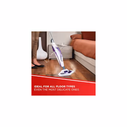 Polti Vaporetto SV440_Double 2- in-1 Steam Mop with Handheld Cleaner, Vaporforce Brush, 11 Accessories