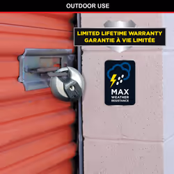 MASTER LOCK Pack of 2 High Security Disc Padlocks, Security level 8/10, Outdoor, Keyed, Stainless Steel, Weatherproof, Shrouded Shackle