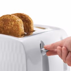 Russell Hobbs Honeycomb 4 Slice Toaster (Independent & Extra wide slots with high lift, 6 Browning levels, Frozen/Cancel/Reheat function, Removable