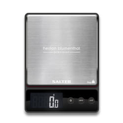 Salter Blumenthal Precision by Salter 1140A HBBKDR Digital Kitchen Scales - Premium Compact Baking/Cooking Scale, For Weighing Food/Coffee and Liquid,