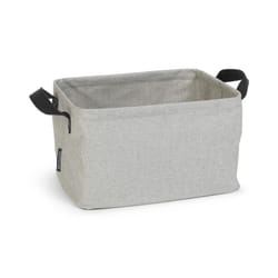 Brabantia - Foldable Laundry Basket - Multi-functional Storage - Folds Flat - Water Resistant Coating - Soft Lifting Handles - Large Volume - Grey -