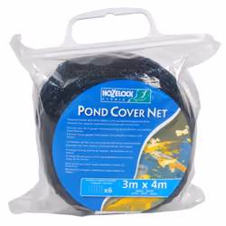 HOZELOCK - Pond Protection Net 3 x 4 m : Ideal for Protecting the Pond from Leaves, Large Debris and Predators: Supplied With ...