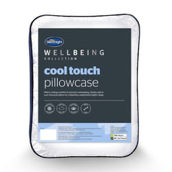 Silentnight Cool Touch Pillowcase - Best Cooling Temperature Control Pillow Cover Case For Hot Flashes Warm Sleepers Stay Cool At Night - Prevent