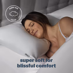 Silentnight Cool Touch Pillowcase - Best Cooling Temperature Control Pillow Cover Case For Hot Flashes Warm Sleepers Stay Cool At Night - Prevent