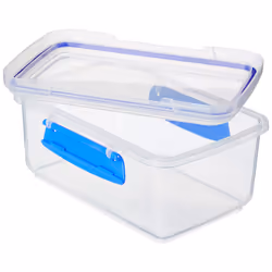 Sistema KLIP IT Food Storage Containers , 2 L, 1 L, 400 ml, 200 ml , Airtight & Stackable Meal Prep Containers with Lids, School Lunch Boxes & Snack