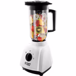 Russell Hobbs Food Collection 1.5L Plastic Jug Blender, 2 speeds & pulse setting, Removable Stainless Steel blades for easy c ...