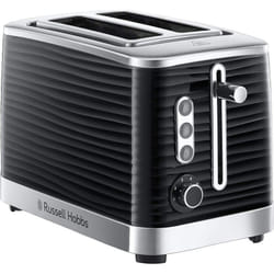Russell Hobbs Inspire 2 Slice Toaster (Extra wide slots, High lift feature, 6 Browning levels, Frozen/Cancel/Reheat function with Blue LED