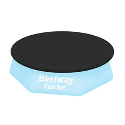Bestway | Fast Set Round Pool Cover for Inflatable Ring Above Ground Pools, 2.44M 8, Black