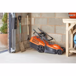 Flymo SimpliMow 320 Wheeled Electric Lawnmower - 1000 W Motor, 32 cm Cutting Width, 30 Litre Grass Box, Soft Grip Handles