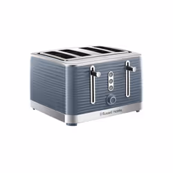 Russell Hobbs Inspire 4 Slice Toaster (Extra wide slots, High lift feature, 6 Browning levels, Frozen/Cancel/Reheat function ...