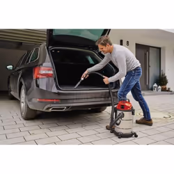 Einhell TC-VC 1820 S wet and dry vacuum cleaner (1,250 W, 20 l stainless steel tank, blow connection, 4 castors, ? 36 mm suction hose + extension,