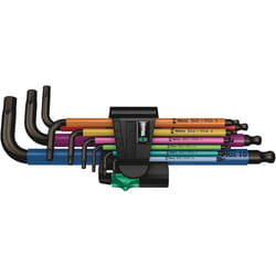 Wera 950 SPKL/9 SM N SB Multicolour BlackLaser L-key set, 9pc, Metric, 1.5-10mm, 05073593001