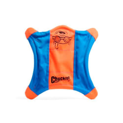 Chuckit! Flying Squirrel Dog Toy Floating Disc Frisbee Lightweight Interactive Tossing Fetch Toy For Dogs, Medium
