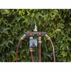 Gardena Four Channel Water Distributor: Connects up to Four Devices to The tap, can be Used with Gardena Water Computers and timers, Water Flow can be