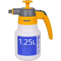 HOZELOCK - Pressure Sprayer Spraymist Plus 1.25L : Ideal for Indoor/Outdoor Tasks, Metal Pumping Stem, Ergonomic Handle with Continuous Spray