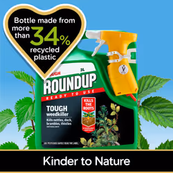 Roundup Tough Weedkiller, Ready to Use, Manual Spray, 3 Litre