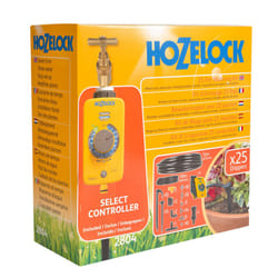 HOZELOCK - Drip Irrigation Kit 25 Pots : Ideal for Pots, Window Boxes and Vegetable Gardens, Easy to Use, Supplied with 25m of Hose and a Timer for