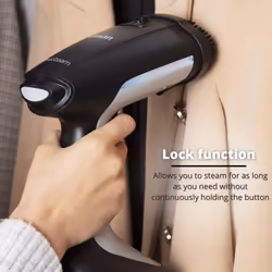 Swan SI12022N Portable Garment Steamer, Lightweight, Jet Steam, Cloth Friendly Ceramic Coated Steam Panel, Removes Bacteria and Odours, 1500W, 300ml