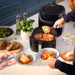 Russell Hobbs XXL Family Rapid Digital Air Fryer 8L [Compact Housing |7 Cooking Functions |10 Programmes] Energy Saving, Max 220?C, Use without oil,