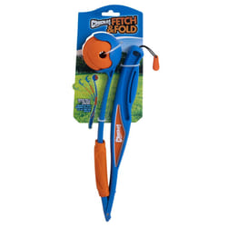 Chuckit! Fetch & Fold Dog Ball Launcher Pick Up and Throw Hands Free Dog Toy Rubber Fetch Ball Thrower Set