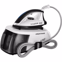 Russell Hobbs Steam Iron [2400W, 110g Shot of Steam, 90g Steam Output,] Steam Power (1.3L Removable Water Tank, Stainless Ste ...