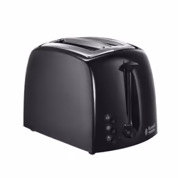 Russell Hobbs Textures 2 Slice Toaster (Extra Wide Slots, 6 Browning levels, Frozen, cancel & reheat function with indicator  ...
