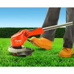 Flymo Contour 500E Electric Grass Trimmer and Edger, 500 W, Cutting Width 25 cm, Orange