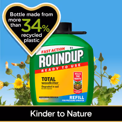 Roundup Fast Action Total Weedkiller, 5 Litre Refill