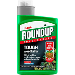 Roundup Tough Weedkiller, Concenrate, Makes up to 100 Litres, 1 Litre