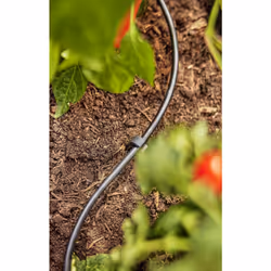 GARDENA Micro-Drip System Supply Pipe: Flexible supply pipe, 4.6 mm (3/16"), can be laid above or below ground, UV-stabilised, 15 m (1350-20)