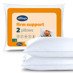 Silentnight Firm Support Pillow Pack of 2 - Side Sleeper Pillows for Sleeping Neck Back Orthopaedic Pain - Machine Washable Pillow Pair for Side