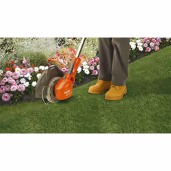 Flymo Contour 650E Electric Grass Trimmer and Edger, 650 W, Cutting Width 30 cm, Orange