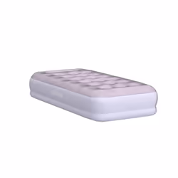 Silentnight Air Bed Single with Built in Pump - High Rise Flocked Non Slip Electric Airbed Comfortable Full Body Support Air Mattress for Guests,