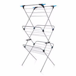 Minky 3 Tier Plus Clothes Airer, Silver