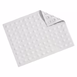 Croydex Hygiene 'n' Clean Bath Mat - Non Slip, Anti Mould, Made from Natural Rubber, Machine Washable with Secure Suction Cup ...
