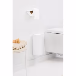 Brabantia - Mindset Toilet Roll Dispenser - Room for 2 Spare Rolls - Fits All Regular Roll Sizes - Smart Lift System - Corrosion Resistant - Bathroom