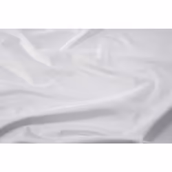Croydex Hookless Textile White Shower Curtain, No Curtain Rings Required, 1800 x 1800mm (WxL)