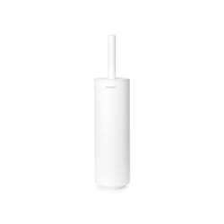Brabantia - Mindset Toilet Brush & Holder - Hygienic Silicone Brush - Cleans Under the Rim - Protective Steel Handle - Corrosion Resistant - Bathroom