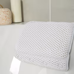 Beldray LA032715UFFEU7 Anti Bac Bath Pillow - Easy to Clean, Secure Suction Cups, Relaxing Cushioned Design, Stylish, Treated with Thiabendazole &