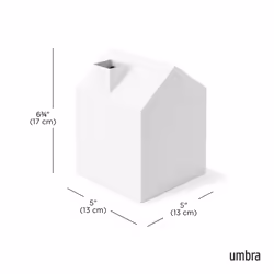 Umbra Casa Tissue Box Cover, White