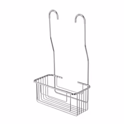 Croydex Bathroom Accessory - Easy Install, No-Drill Chrome Plated Steel Shower Mixer Caddy, Space-Saving Durable Bathroom Sto ...