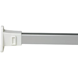 Croydex AD113040 Shower Curtain Rail, Silver, One Size