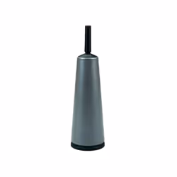Brabantia Toilet Brush and Holder (Platinum) Corrosion Resistant, Easy Clean Bathroom Accessory Set, One Size, (477324)