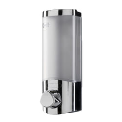 Croydex Wall Mounted Soap Dispenser - Eliminates Bathroom Clutter, Easy to Refill and Has a Pre-Measured Pump for Your Shower Gel, Shampoo and