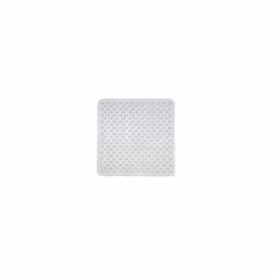 Croydex Rubagrip Square Shower Mat, Bath Mat Non Slip Anti Mould, Natural Rubber, Secure Grip Suction Cups, Anti-Bacterial Hygiene 'n' Clean, Non Slip
